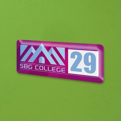 Doming sticker 2 Veldhuizen Grafisch Effect